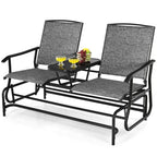 Canapé confortable 2 places pour terrasse et jardin - 57 x 28 x 38 (L x l x H)