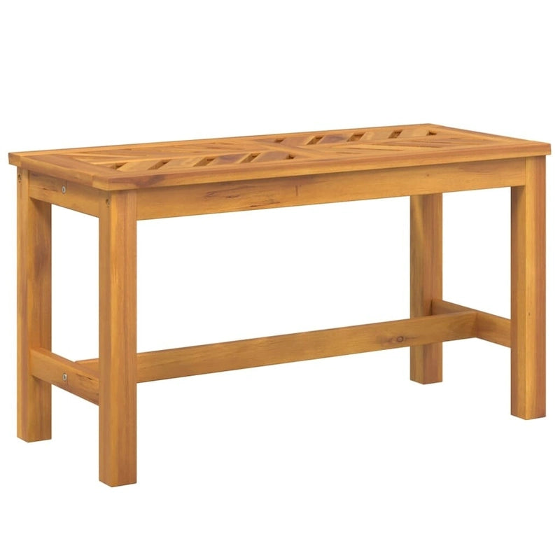 Banc de patio vidaXL en bois massif d'acacia
