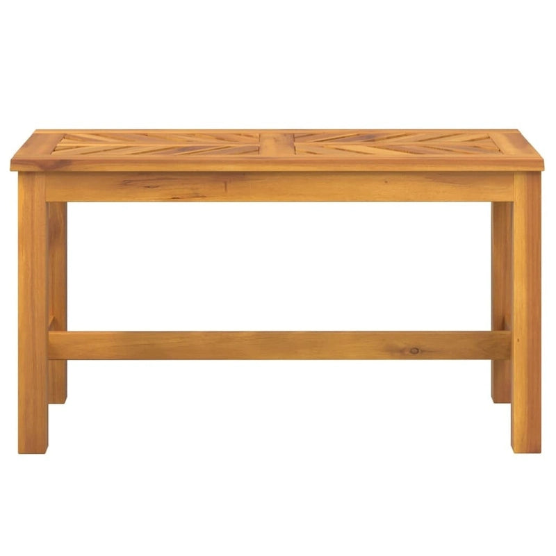 Banc de patio vidaXL en bois massif d'acacia
