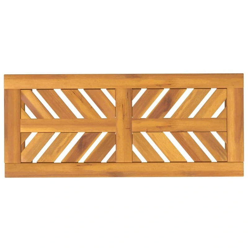 Banc de patio vidaXL en bois massif d'acacia