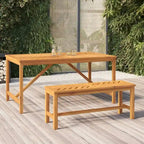 Banc de patio vidaXL en bois massif d'acacia