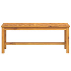 Banc de patio vidaXL en bois massif d'acacia