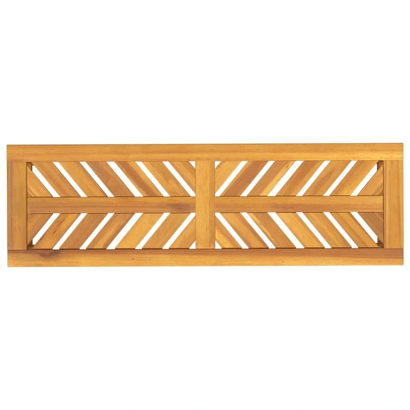 Banc de patio vidaXL en bois massif d'acacia