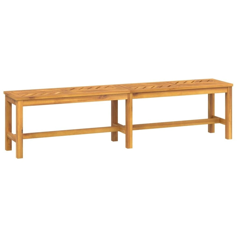 Banc de patio vidaXL en bois massif d'acacia