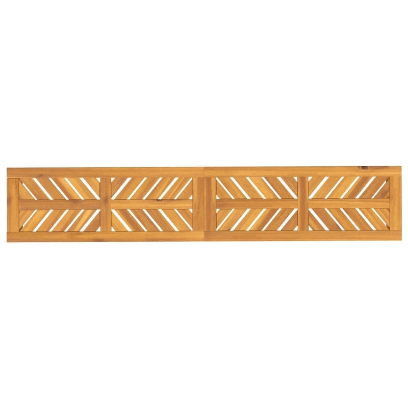 Banc de patio vidaXL en bois massif d'acacia