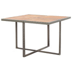 Ensemble de salle à manger d'extérieur vidaXL 9 pièces, table et chaises, mobilier en rotin synthétique - 42,9 x 42,9 x 29,1