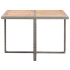 Ensemble de salle à manger d'extérieur vidaXL 9 pièces, table et chaises, mobilier en rotin synthétique - 42,9 x 42,9 x 29,1