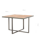 Ensemble de salle à manger d'extérieur vidaXL 9 pièces, table et chaises, mobilier en rotin synthétique - 42,9 x 42,9 x 29,1