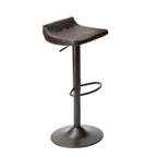 Tabouret de bar d'extérieur Max 34 pouces, en résine tressée noire, pliable, lot de 2
