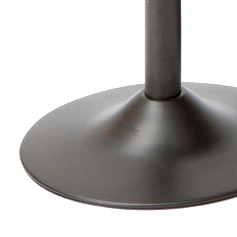 Tabouret de bar d'extérieur Max 34 pouces, en résine tressée noire, pliable, lot de 2