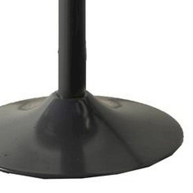 Tabouret de bar d'extérieur Max 34 pouces, en résine tressée noire, pliable, lot de 2