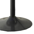 Tabouret de bar d'extérieur Max 34 pouces, en résine tressée noire, pliable, lot de 2