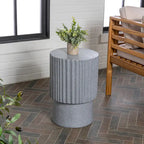 Table d'appoint tambour Art Déco moderne Kline 19, par JONATHAN Y