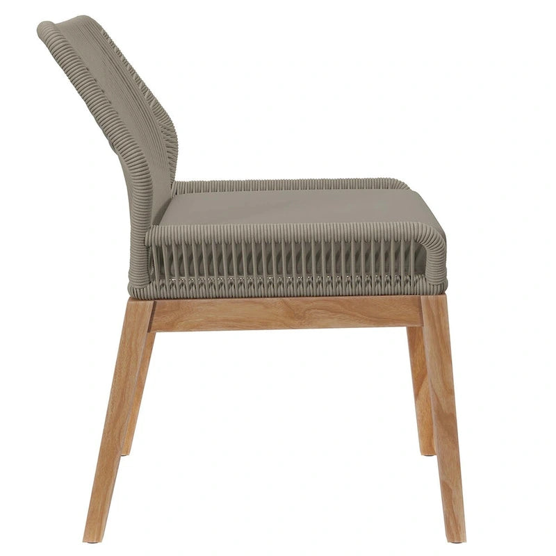 Chaise de salle à manger d'extérieur Wellspring en bois de teck