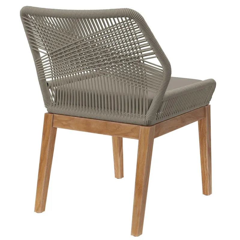 Chaise de salle à manger d'extérieur Wellspring en bois de teck