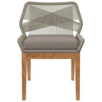 Chaise de salle à manger d'extérieur Wellspring en bois de teck