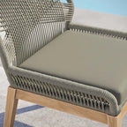 Chaise de salle à manger d'extérieur Wellspring en bois de teck