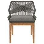 Chaise de salle à manger d'extérieur Wellspring en bois de teck