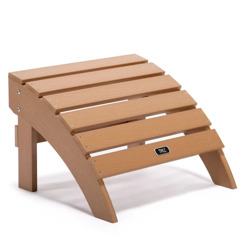 Pouf ottoman Adirondack pour patio, jardin ou véranda