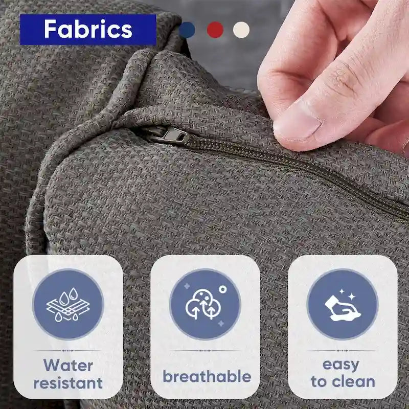 Ensemble table basse, fauteuil pivotant et repose-pieds pour patio - Marron