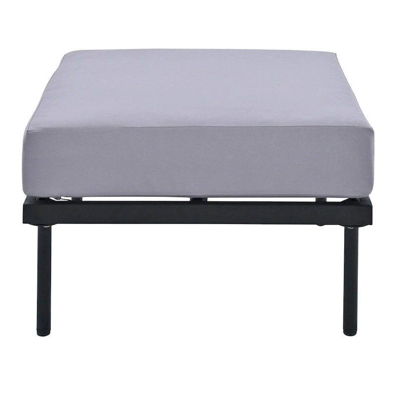 Ensemble de canapé d'angle 8 pièces pour patio avec table basse