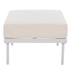 Ensemble de canapé d'angle 8 pièces pour patio avec table basse