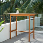 Table de bar en bois pour patio, dimensions : 46 po L x 24 po l x 42 po H