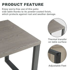 Table basse d'extérieur pour terrasse