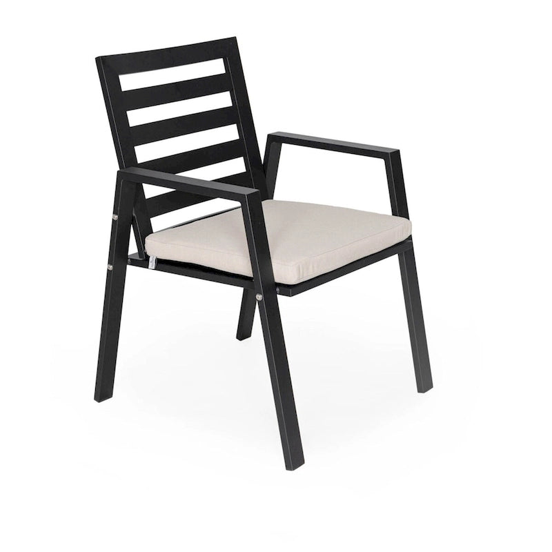 Ensemble de 2 fauteuils de jardin LeisureMod Chelsea en aluminium avec coussins - 34,84