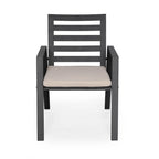 Ensemble de 2 fauteuils de jardin LeisureMod Chelsea en aluminium avec coussins - 34,84