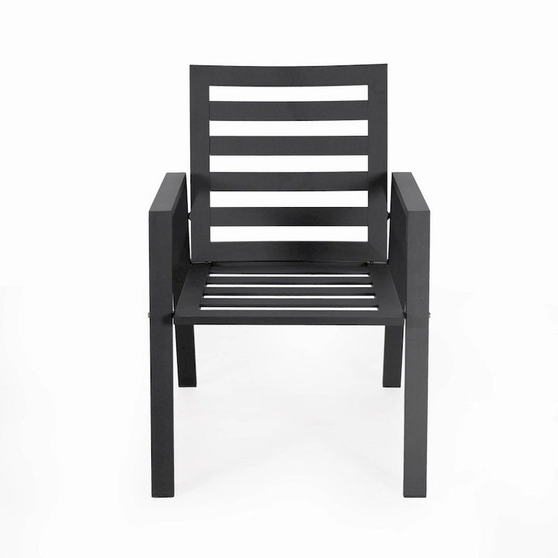 Ensemble de 2 fauteuils de jardin LeisureMod Chelsea en aluminium avec coussins - 34,84