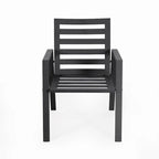 Ensemble de 2 fauteuils de jardin LeisureMod Chelsea en aluminium avec coussins - 34,84