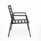 Ensemble de 2 fauteuils de jardin LeisureMod Chelsea en aluminium avec coussins - 34,84