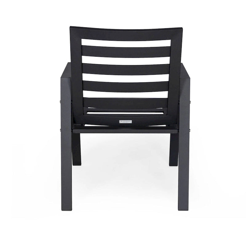 Ensemble de 2 fauteuils de jardin LeisureMod Chelsea en aluminium avec coussins - 34,84