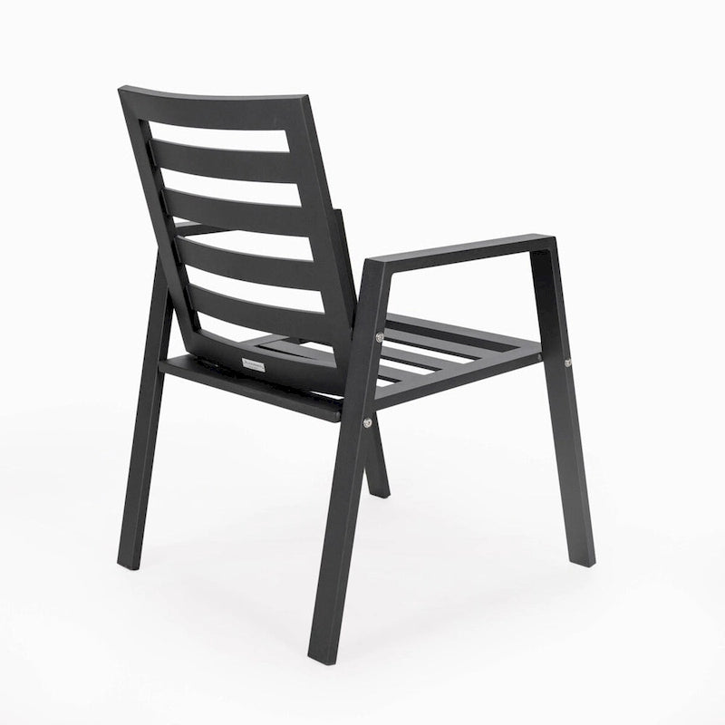 Ensemble de 2 fauteuils de jardin LeisureMod Chelsea en aluminium avec coussins - 34,84