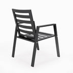 Ensemble de 2 fauteuils de jardin LeisureMod Chelsea en aluminium avec coussins - 34,84