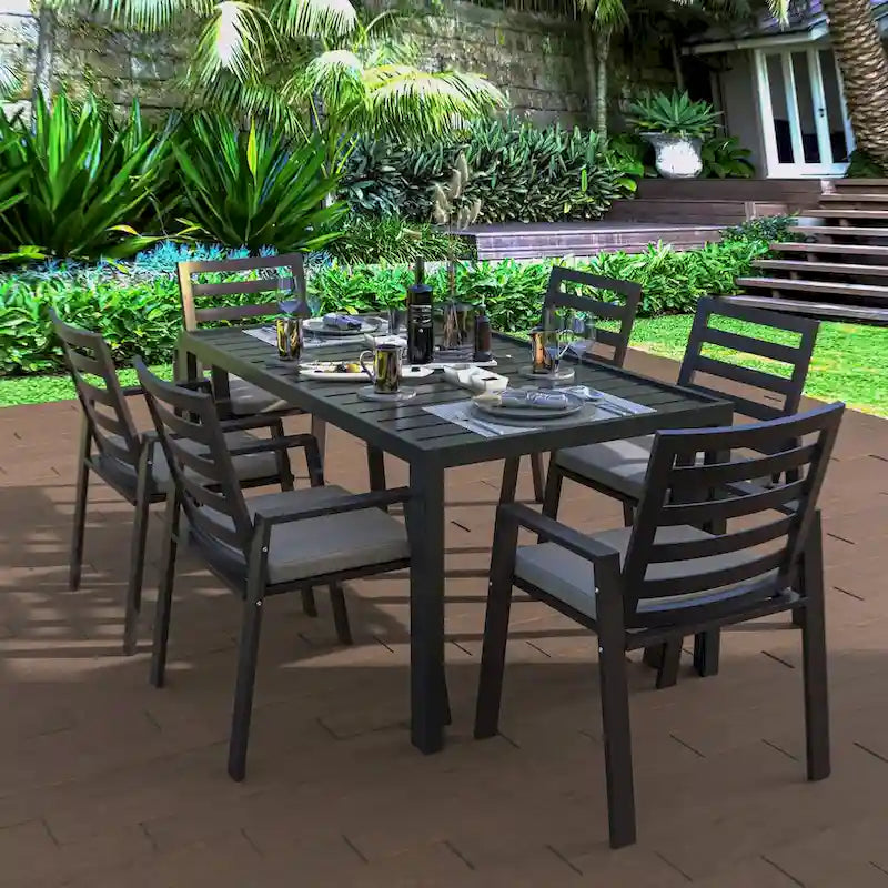 Ensemble de 2 fauteuils de jardin LeisureMod Chelsea en aluminium avec coussins - 34,84