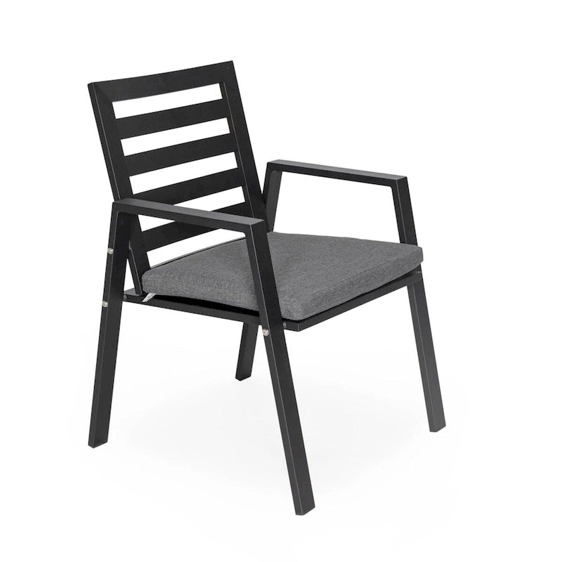 Ensemble de 2 fauteuils de jardin LeisureMod Chelsea en aluminium avec coussins - 34,84