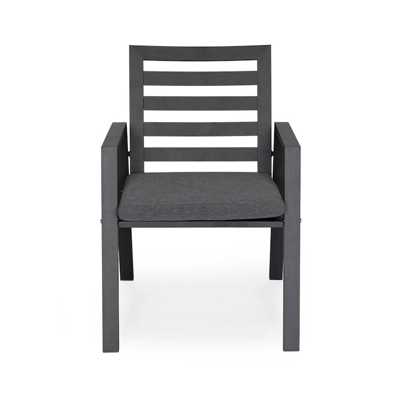 Ensemble de 2 fauteuils de jardin LeisureMod Chelsea en aluminium avec coussins - 34,84