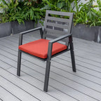 Ensemble de 2 fauteuils de jardin LeisureMod Chelsea en aluminium avec coussins - 34,84