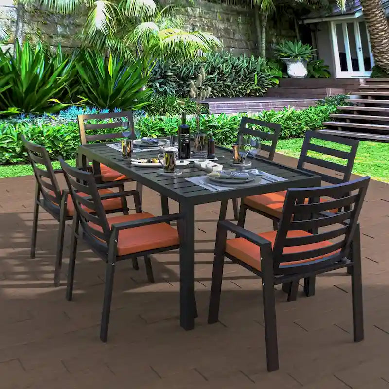Ensemble de 2 fauteuils de jardin LeisureMod Chelsea en aluminium avec coussins - 34,84