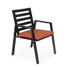Ensemble de 2 fauteuils de jardin LeisureMod Chelsea en aluminium avec coussins - 34,84