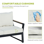 Ensemble de canapé de jardin avec fauteuils