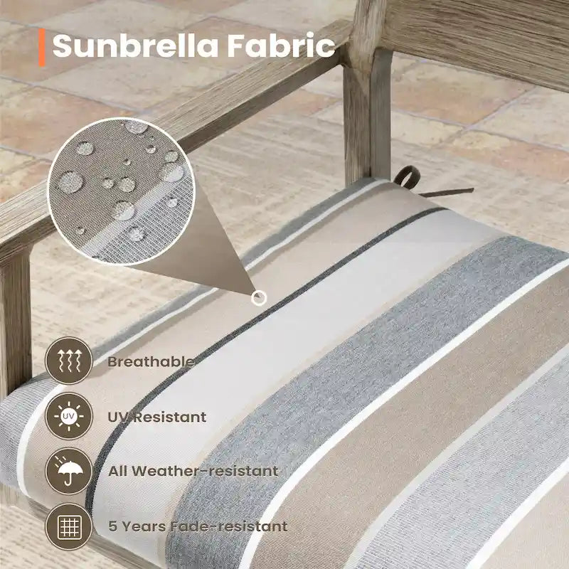 Tabourets de bar pivotants en aluminium pour terrasse avec coussins - Non disponible