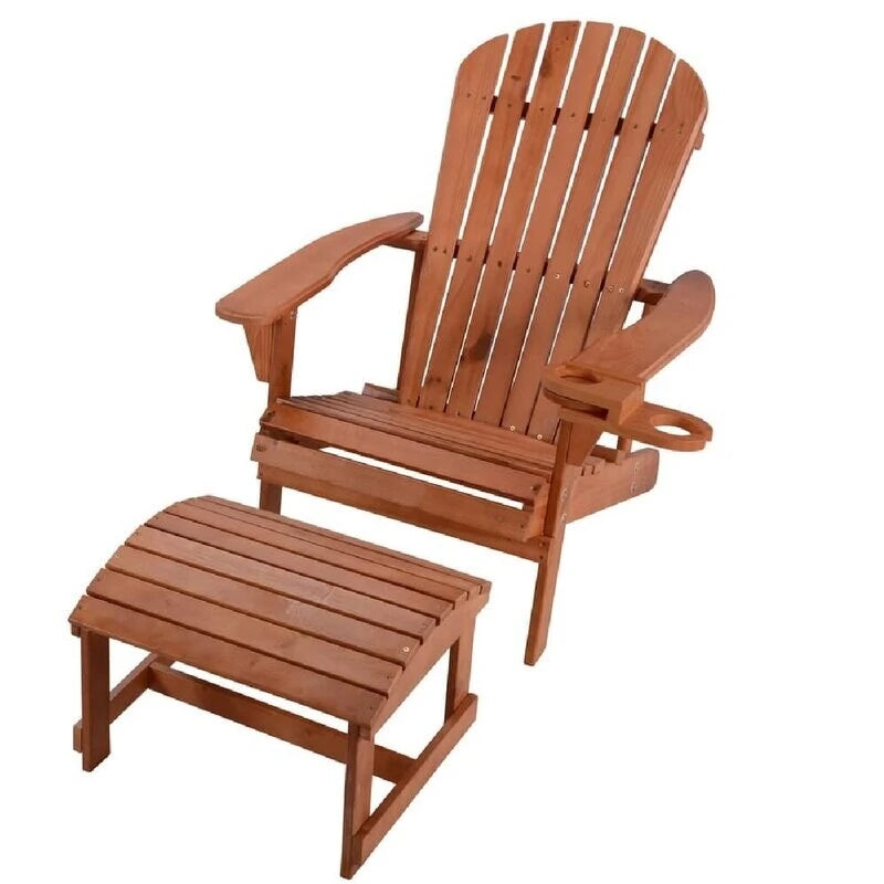 Ensemble fauteuil Adirondack et repose-pieds Earth Collection