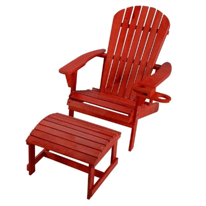 Ensemble fauteuil Adirondack et repose-pieds Earth Collection