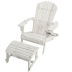 Ensemble fauteuil Adirondack et repose-pieds Earth Collection