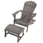 Ensemble fauteuil Adirondack et repose-pieds Earth Collection