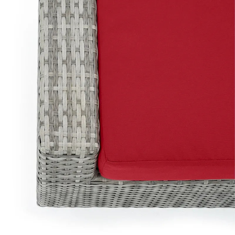 Ensemble de canapé et fauteuil club d'extérieur Cannes Deluxe 8 pièces Sunbrella