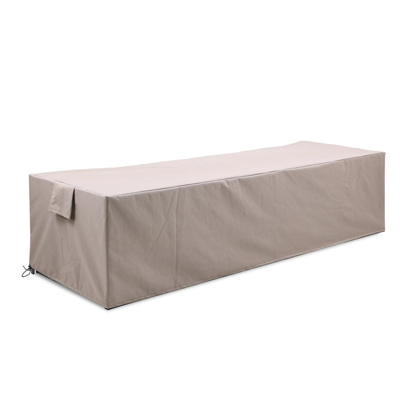 Canapé d'angle de terrasse Cadora en teck, 3 places, angle droit, 96,85 - Non disponible